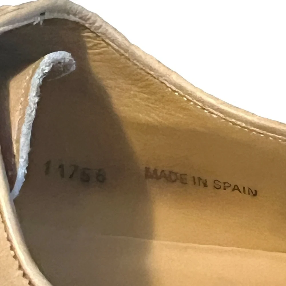 Mezlan‎ Arpino Mens Leather Lace Up Shoes Made in Spain Sz 9 M